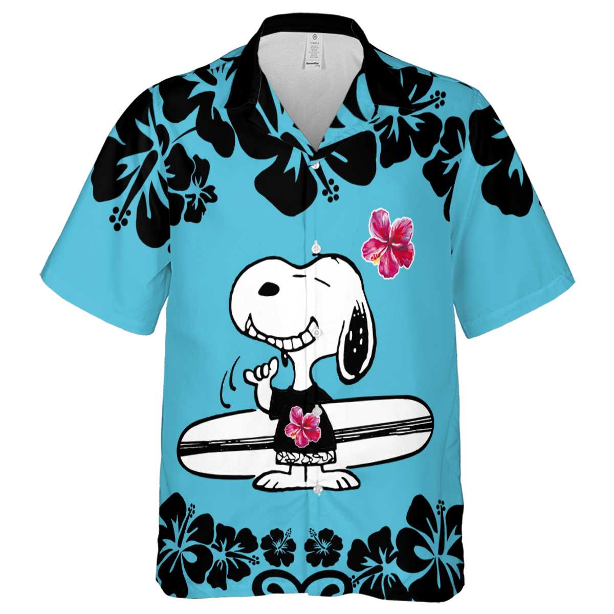 Personalized Hibiscus Surfing Snoopy Hawaiian Shirt Fashion forward Personalized Hibiscus Surfing Snoopy Hawaiian Shirt Fashion forward