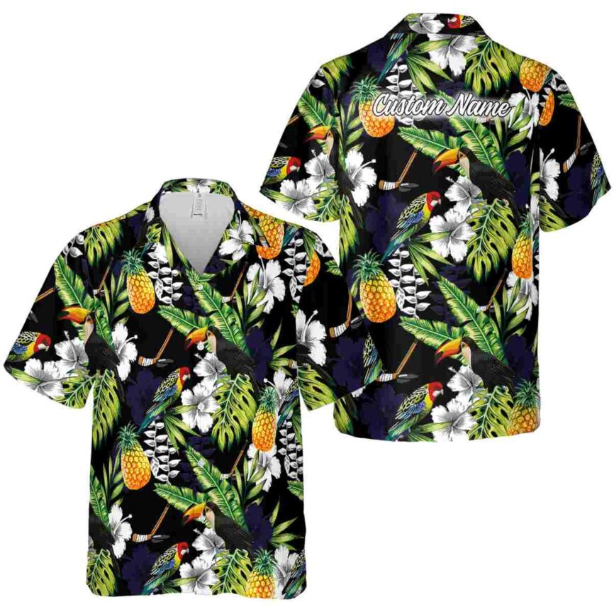 Personalized Hockey Toucan Bird Hawaiian Shirt Premium grade