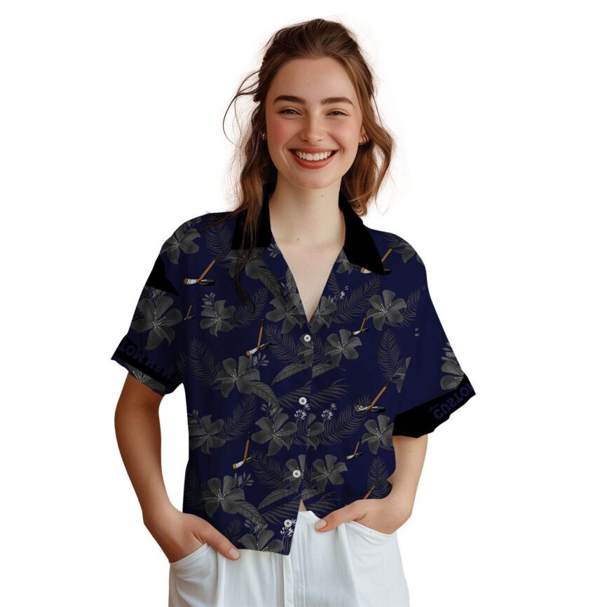 Personalized Hockey Tropical Flower Hawaiian Shirt Top rated