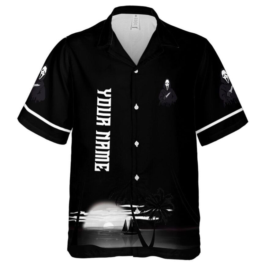 Personalized Horror Ocean Sunset Hawaiian Shirt Fashion forward