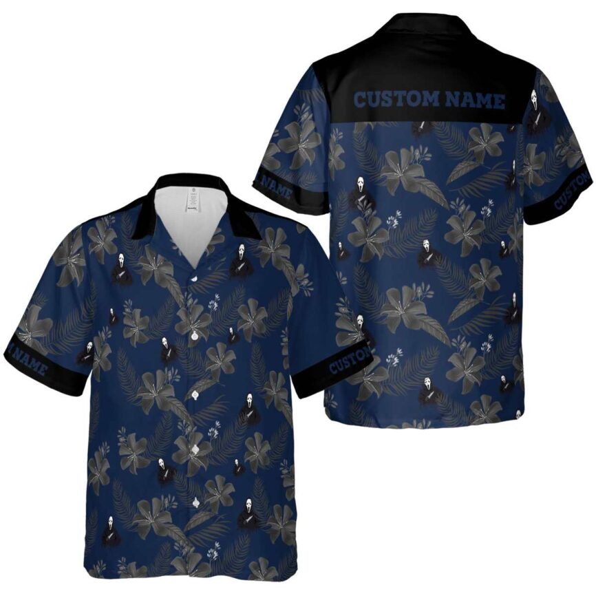 Personalized Horror Tropical Flower Hawaiian Shirt Premium grade