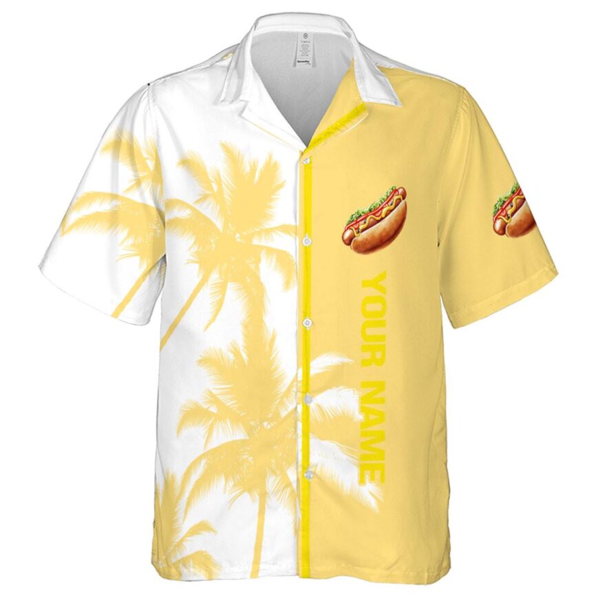 Personalized Hot Dog Beach Vibes Hawaiian Shirt Best selling