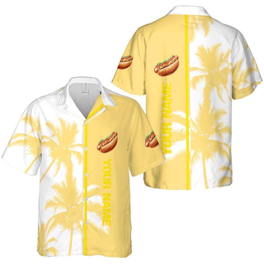 Personalized Hot Dog Beach Vibes Hawaiian Shirt Latest Model