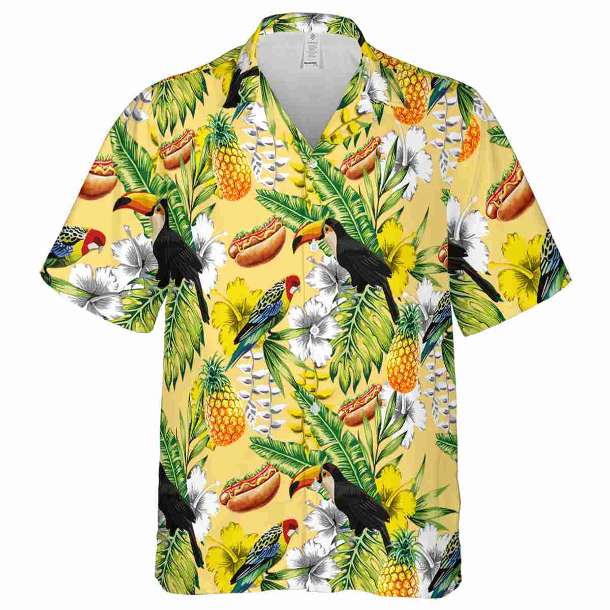 Personalized Hot Dog Toucan Bird Hawaiian Shirt Fashion forward Personalized Hot Dog Toucan Bird Hawaiian Shirt Fashion forward