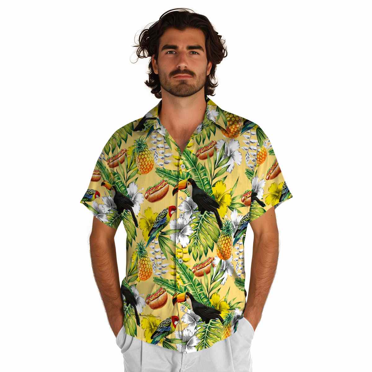 Personalized Hot Dog Toucan Bird Hawaiian Shirt New Arrival Personalized Hot Dog Toucan Bird Hawaiian Shirt New Arrival