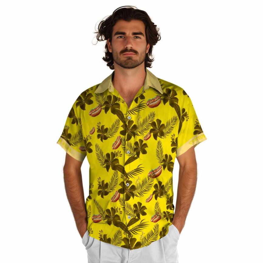 Personalized Hot Dog Tropical Flower Hawaiian Shirt New Arrival