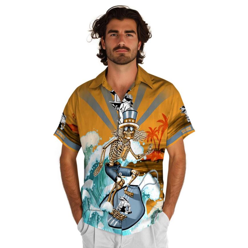 Personalized Ironworker Grateful Dead Motif Hawaiian Shirt New Arrival
