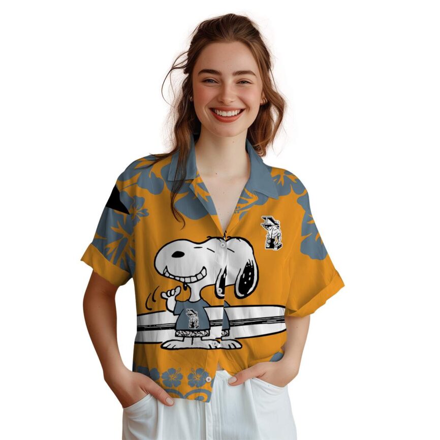 Personalized Ironworker Surfing Snoopy Hawaiian Shirt Top rated