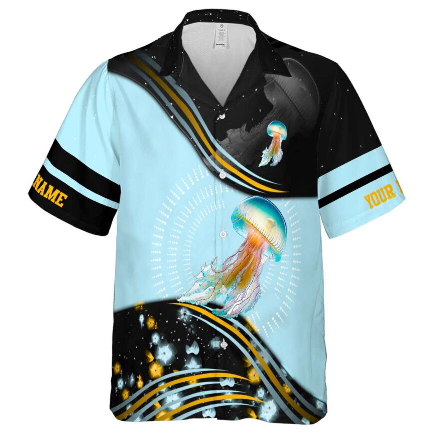 Personalized Jellyfish Dynamic Swirl Hawaiian Shirt Fashion forward