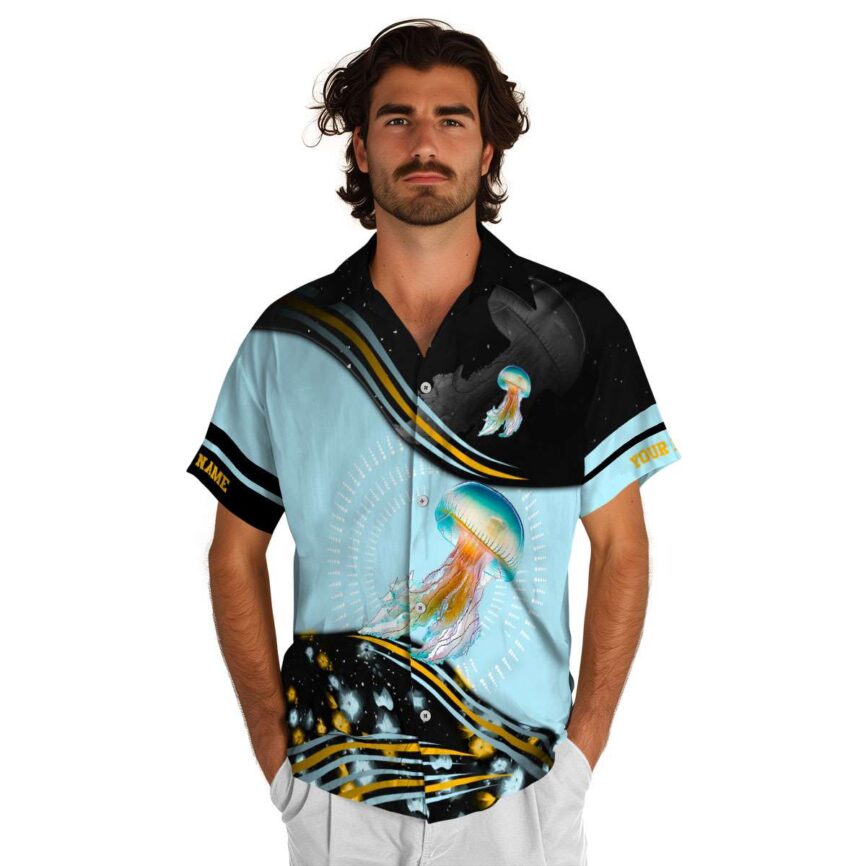Personalized Jellyfish Dynamic Swirl Hawaiian Shirt New Arrival