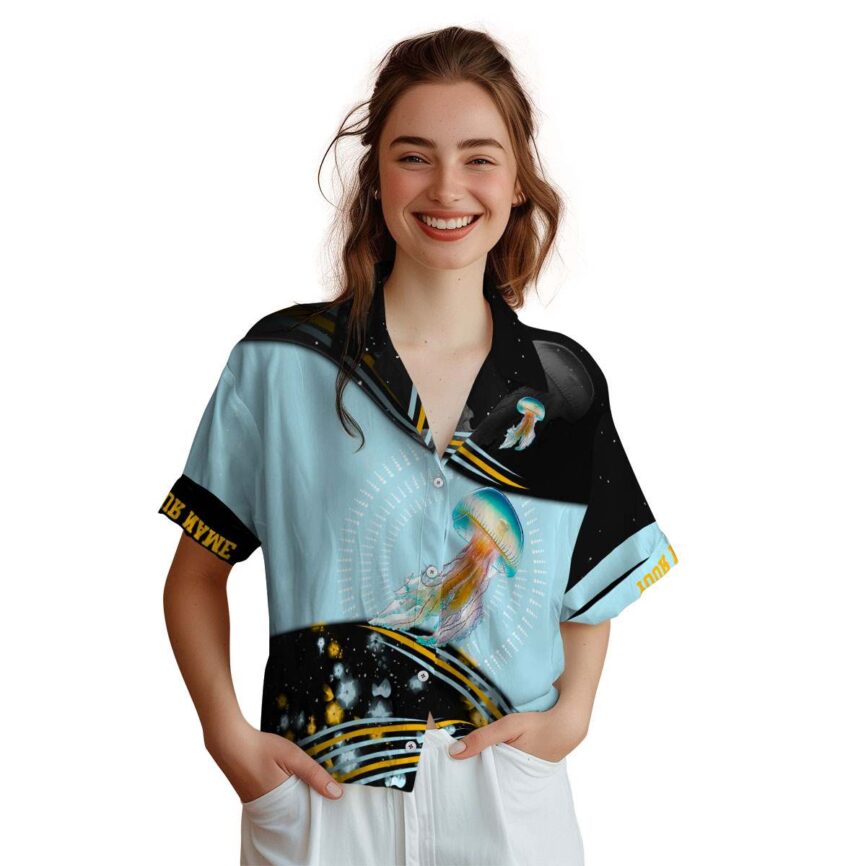 Personalized Jellyfish Dynamic Swirl Hawaiian Shirt Top rated