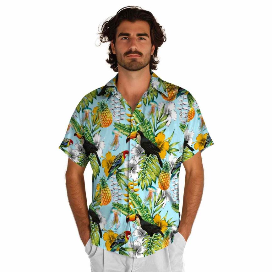 Personalized Jellyfish Toucan Bird Hawaiian Shirt New Arrival