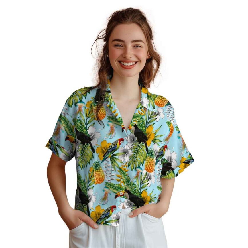 Personalized Jellyfish Toucan Bird Hawaiian Shirt Top rated