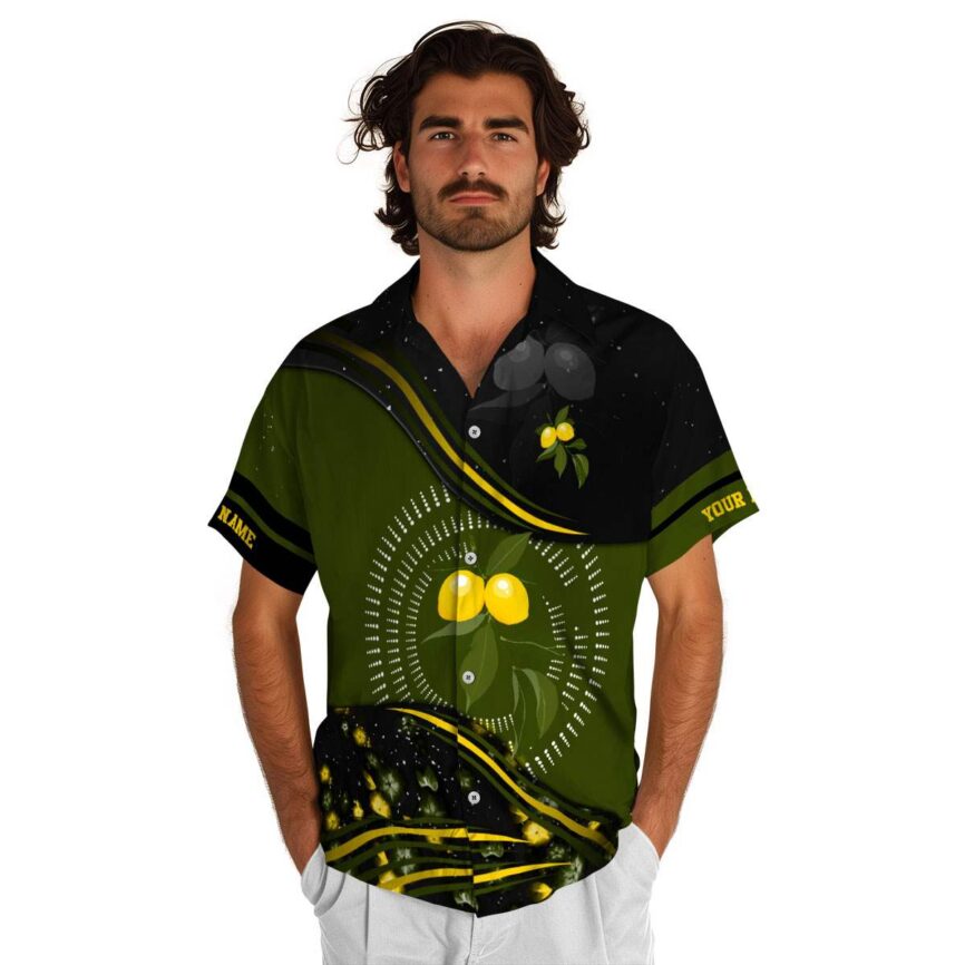 Personalized Lemon Dynamic Swirl Hawaiian Shirt New Arrival