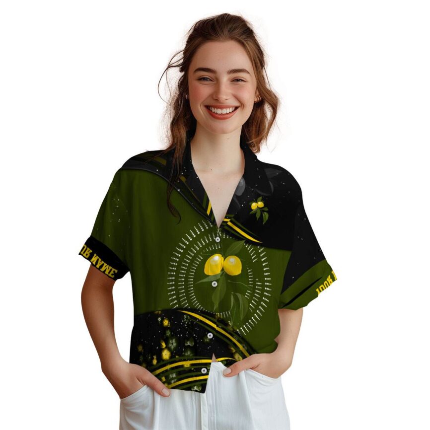 Personalized Lemon Dynamic Swirl Hawaiian Shirt Top rated
