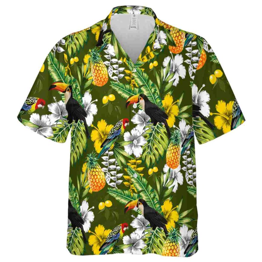 Personalized Lemon Toucan Bird Hawaiian Shirt Fashion forward