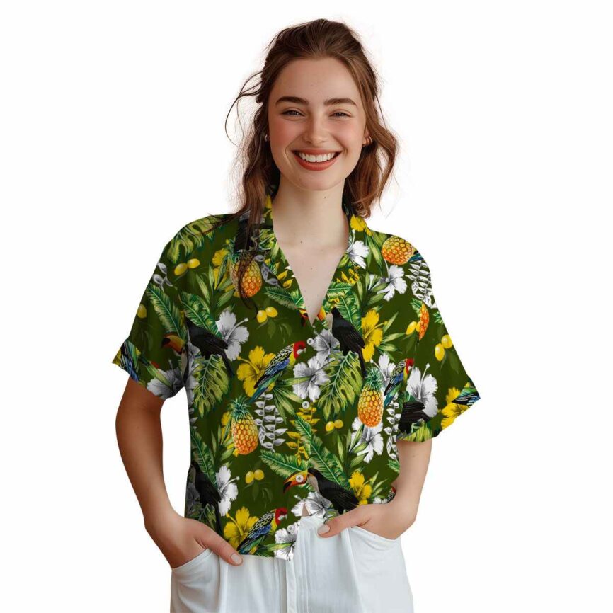Personalized Lemon Toucan Bird Hawaiian Shirt Top rated