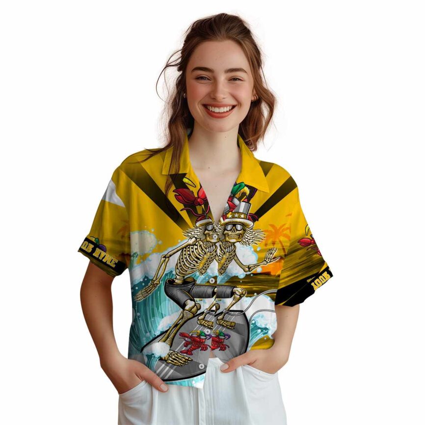 Personalized Lobster Grateful Dead Motif Hawaiian Shirt Top rated