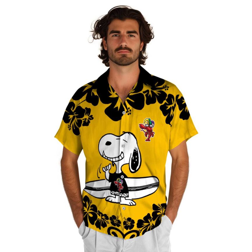 Personalized Lobster Surfing Snoopy Hawaiian Shirt New Arrival