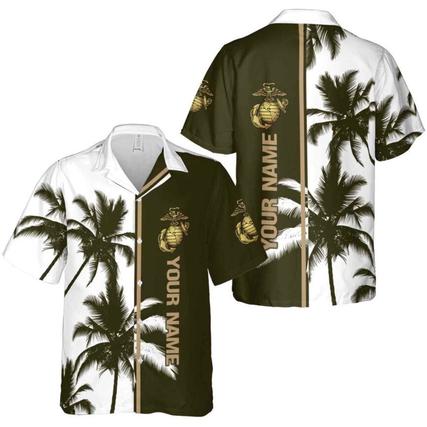 Personalized Marine Corps Beach Vibes Hawaiian Shirt Latest Model