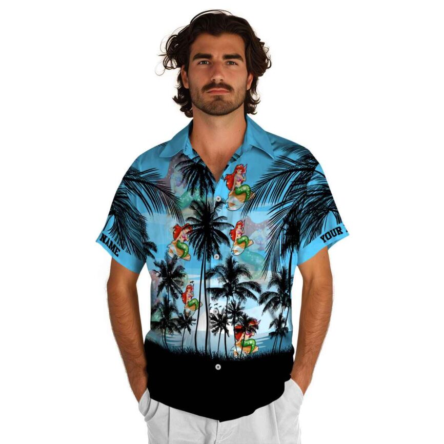 Personalized Mermaid Island Scenery Hawaiian Shirt New Arrival