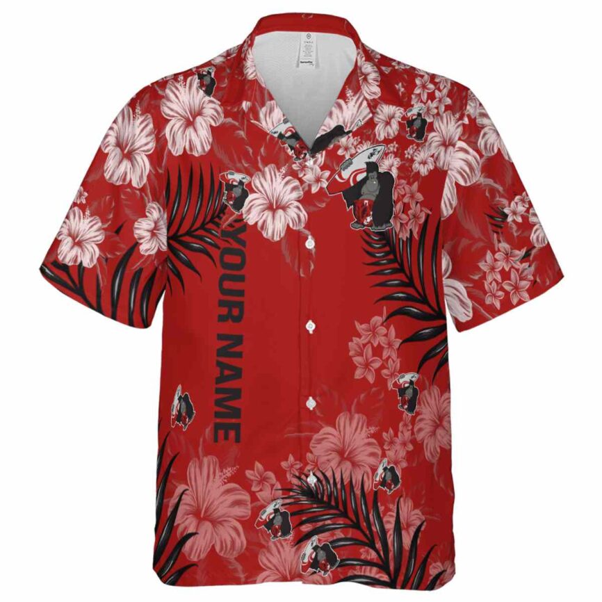 Personalized Monkey Hibiscus Pattern Hawaiian Shirt Fashion forward