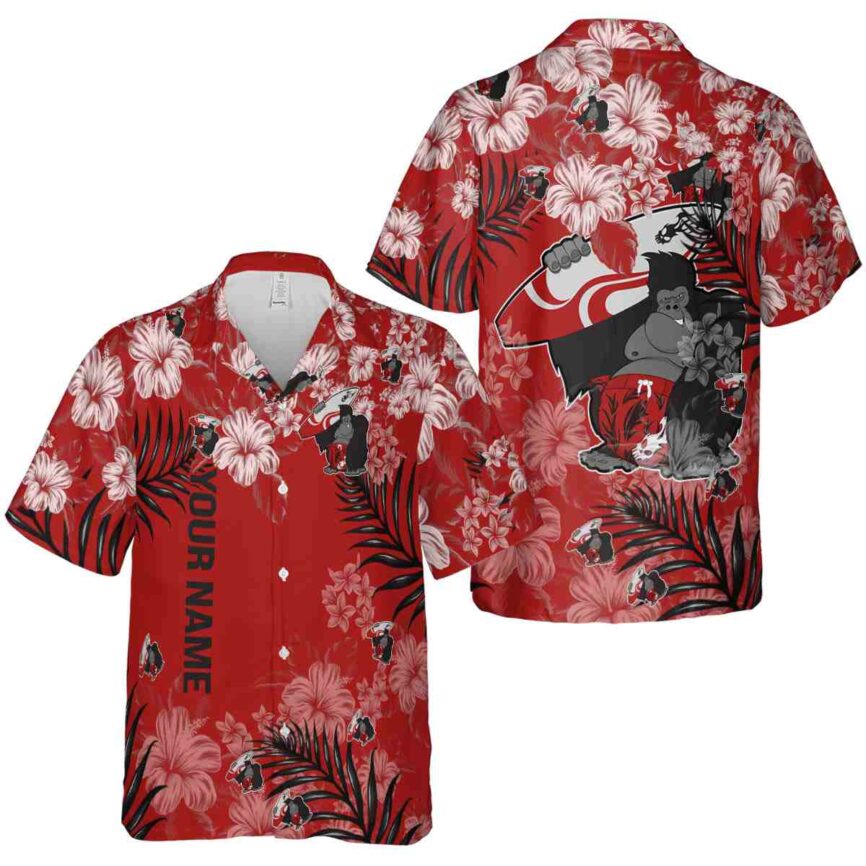 Personalized Monkey Hibiscus Pattern Hawaiian Shirt Premium grade