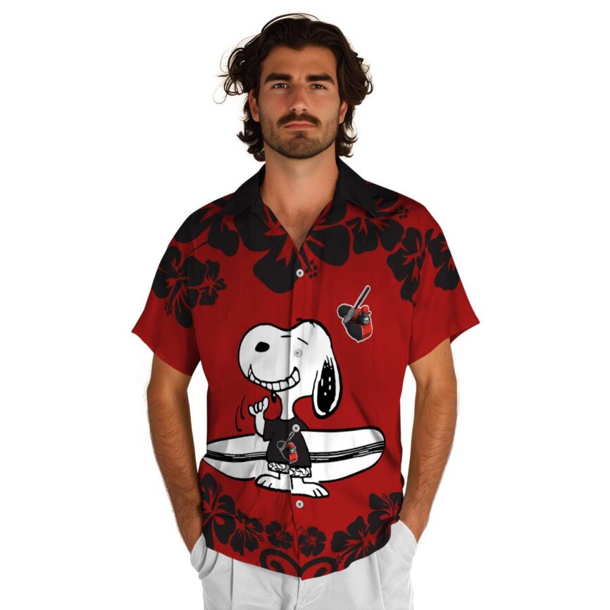 Personalized Monkey Surfing Snoopy Hawaiian Shirt New Arrival