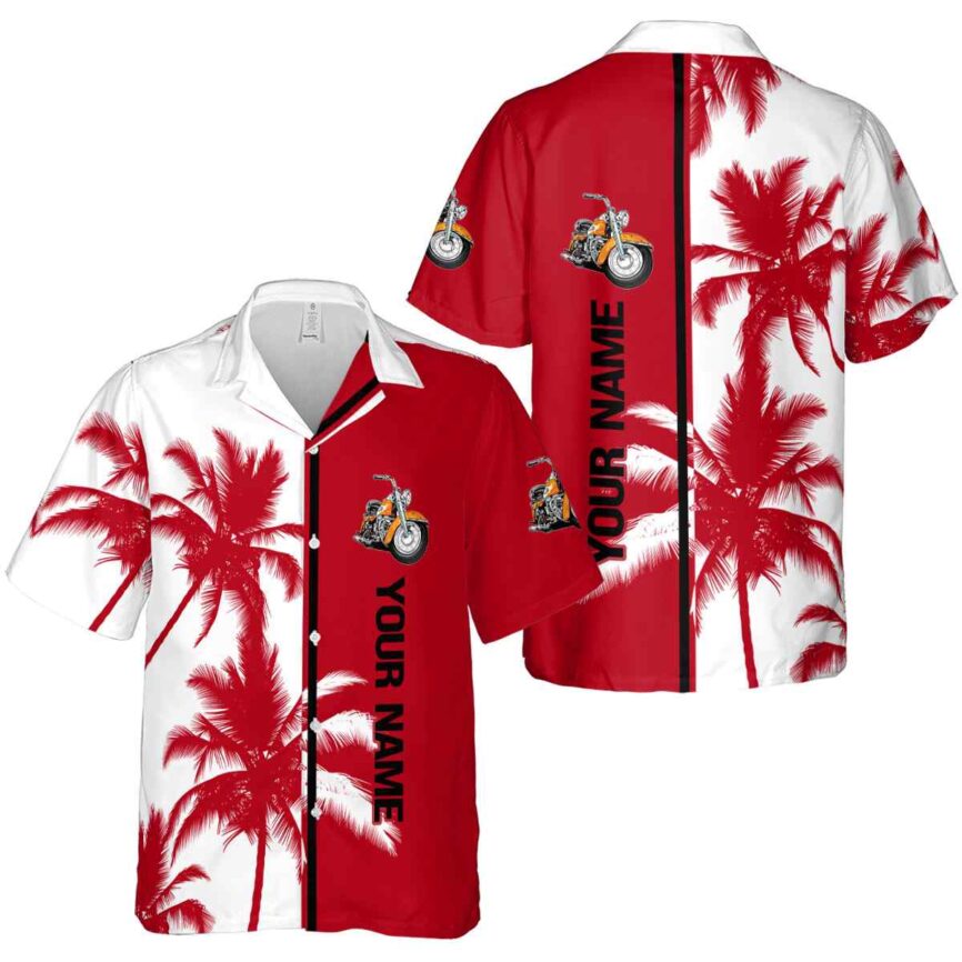 Personalized Motorcycle Beach Vibes Hawaiian Shirt Latest Model