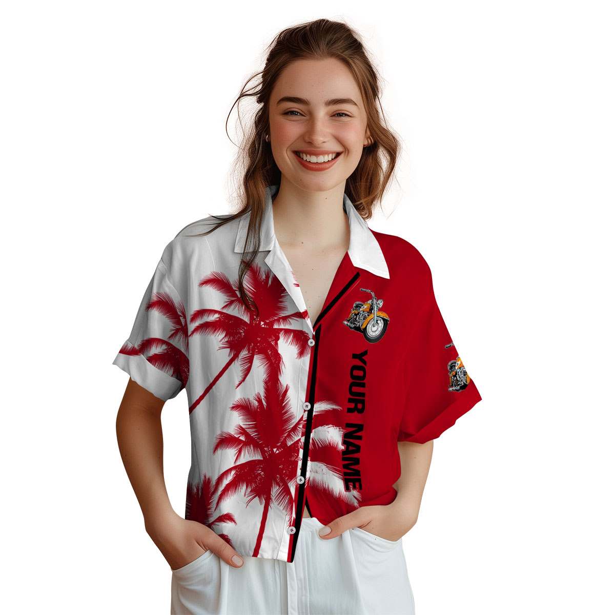 Personalized Motorcycle Beach Vibes Hawaiian Shirt Trendy Personalized Motorcycle Beach Vibes Hawaiian Shirt Trendy