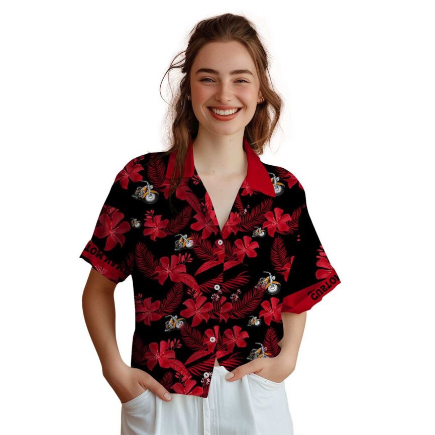 Personalized Motorcycle Tropical Flower Hawaiian Shirt Top rated