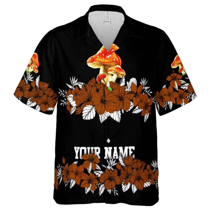 Personalized Mushroom Hibiscus Band Hawaiian Shirt Fashion forward