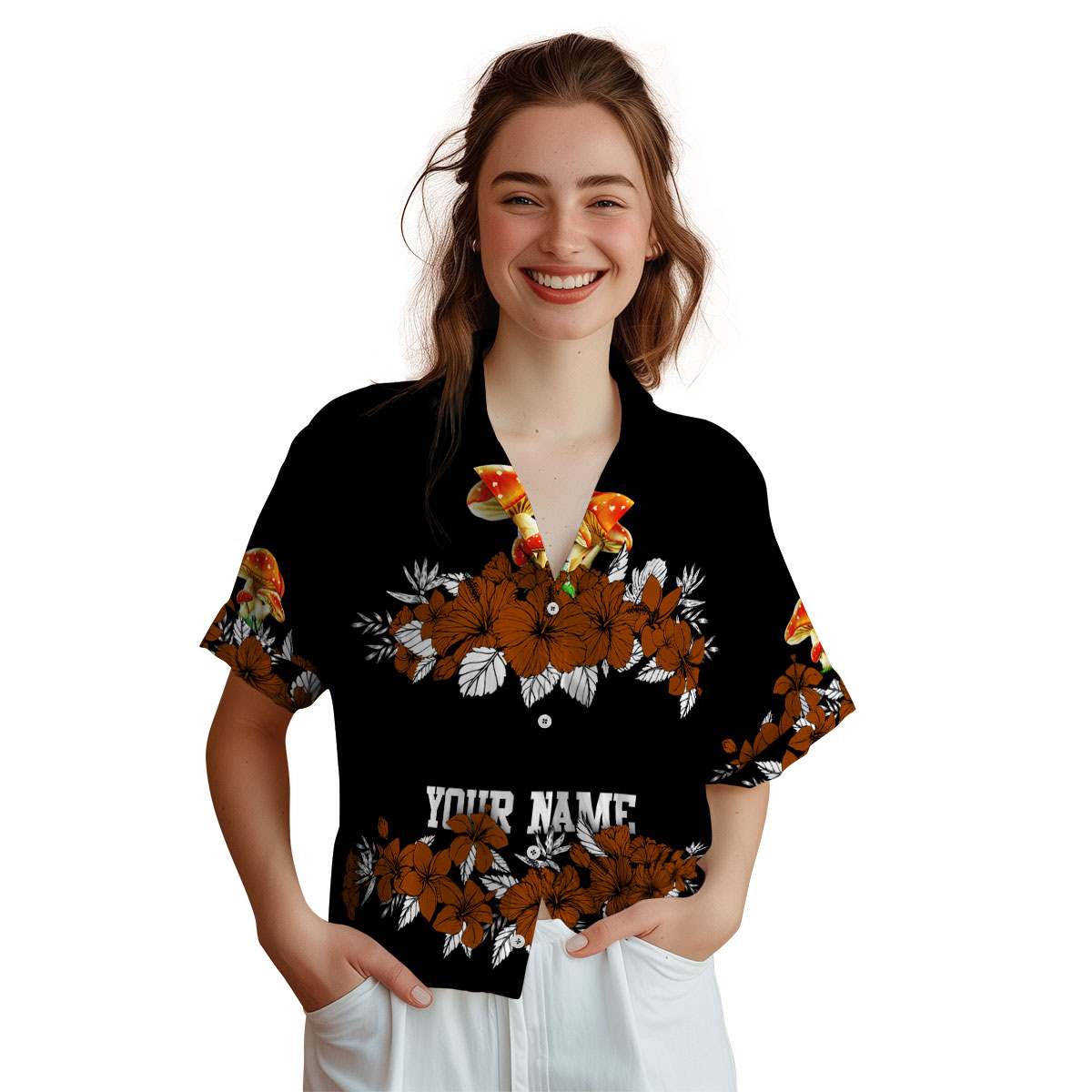 Personalized Mushroom Hibiscus Band Hawaiian Shirt Top rated Personalized Mushroom Hibiscus Band Hawaiian Shirt Top rated