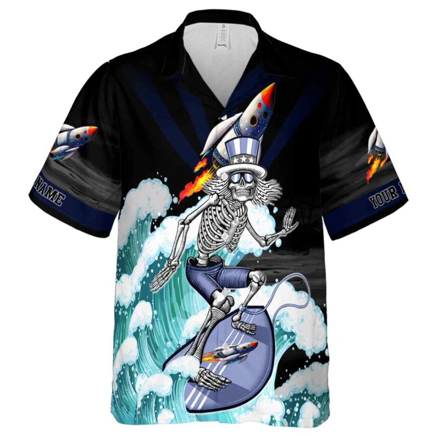 Personalized Nasa Grateful Dead Motif Hawaiian Shirt Fashion forward