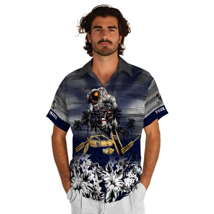 Personalized Nasa Sunset Beach Canoe Hawaiian Shirt New Arrival