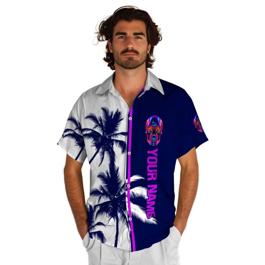 Personalized Neon Beach Vibes Hawaiian Shirt High quality