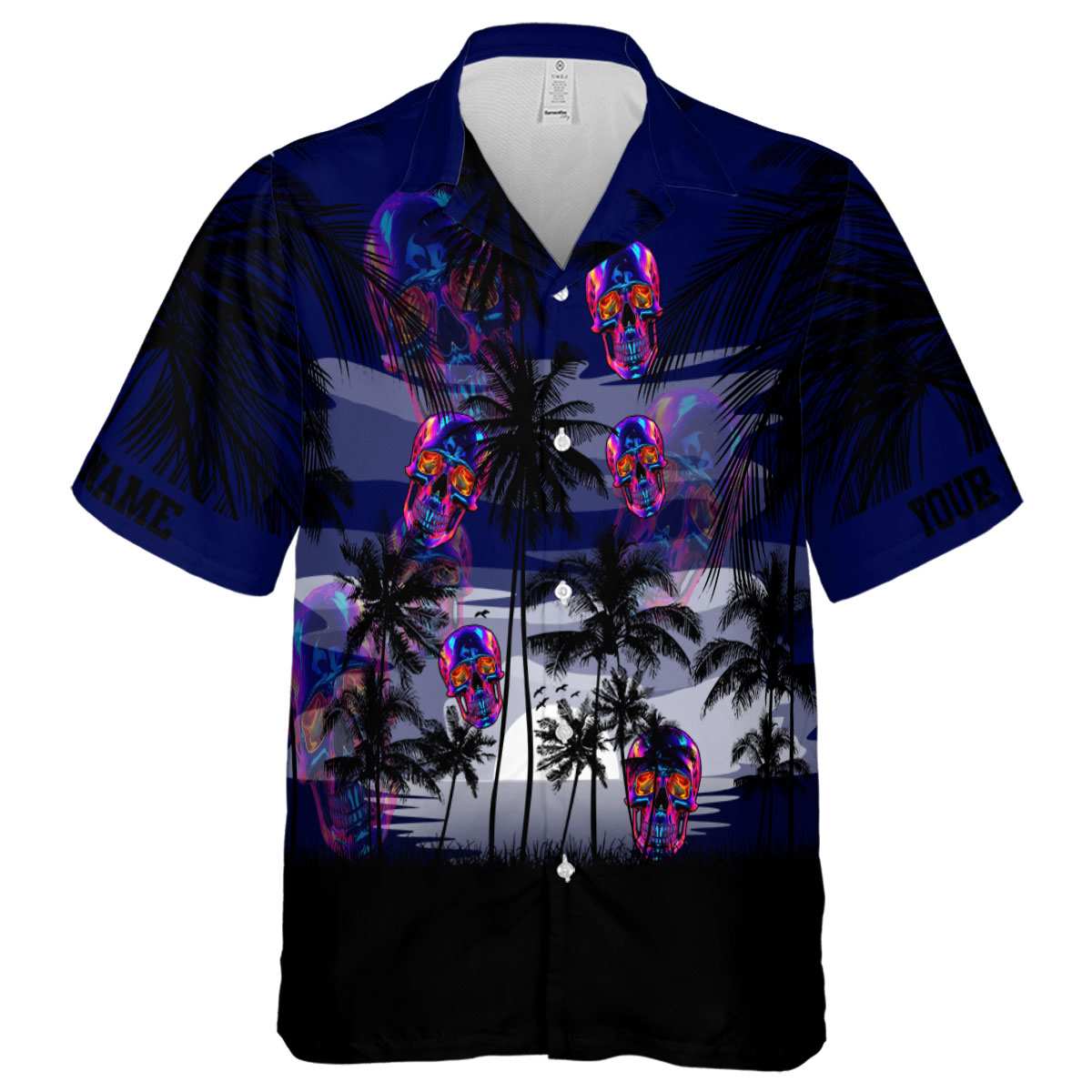 Personalized Neon Island Scenery Hawaiian Shirt Fashion forward Personalized Neon Island Scenery Hawaiian Shirt Fashion forward