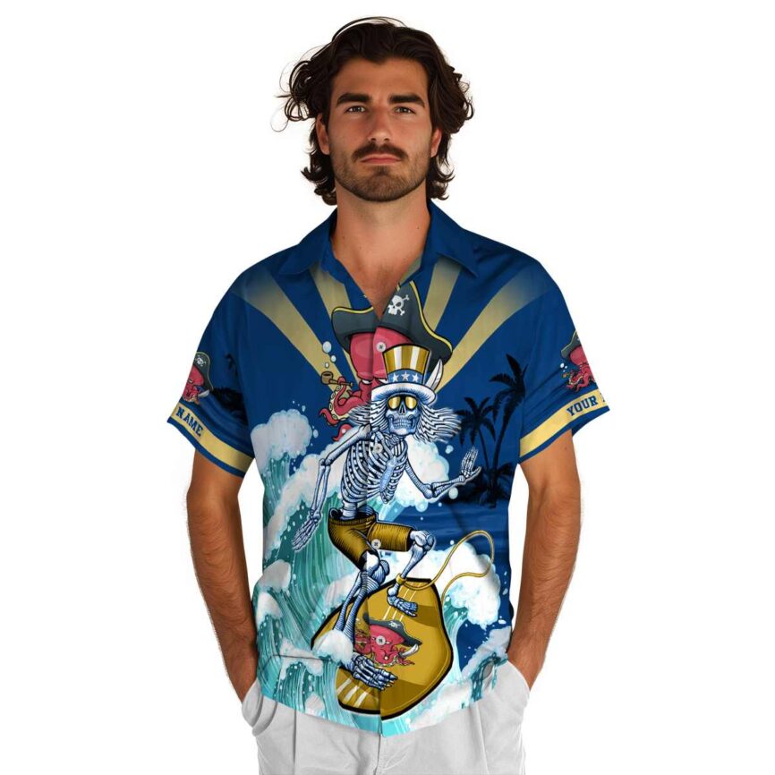 Personalized Octopus Grateful Dead Motif Hawaiian Shirt New Arrival