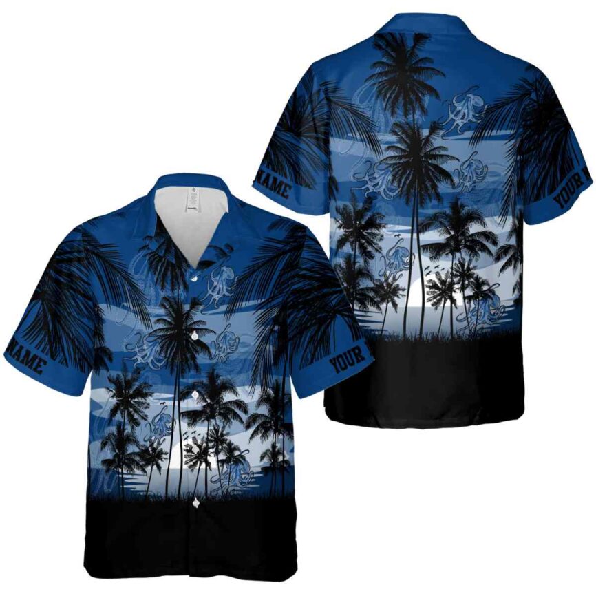Personalized Octopus Island Scenery Hawaiian Shirt Premium grade