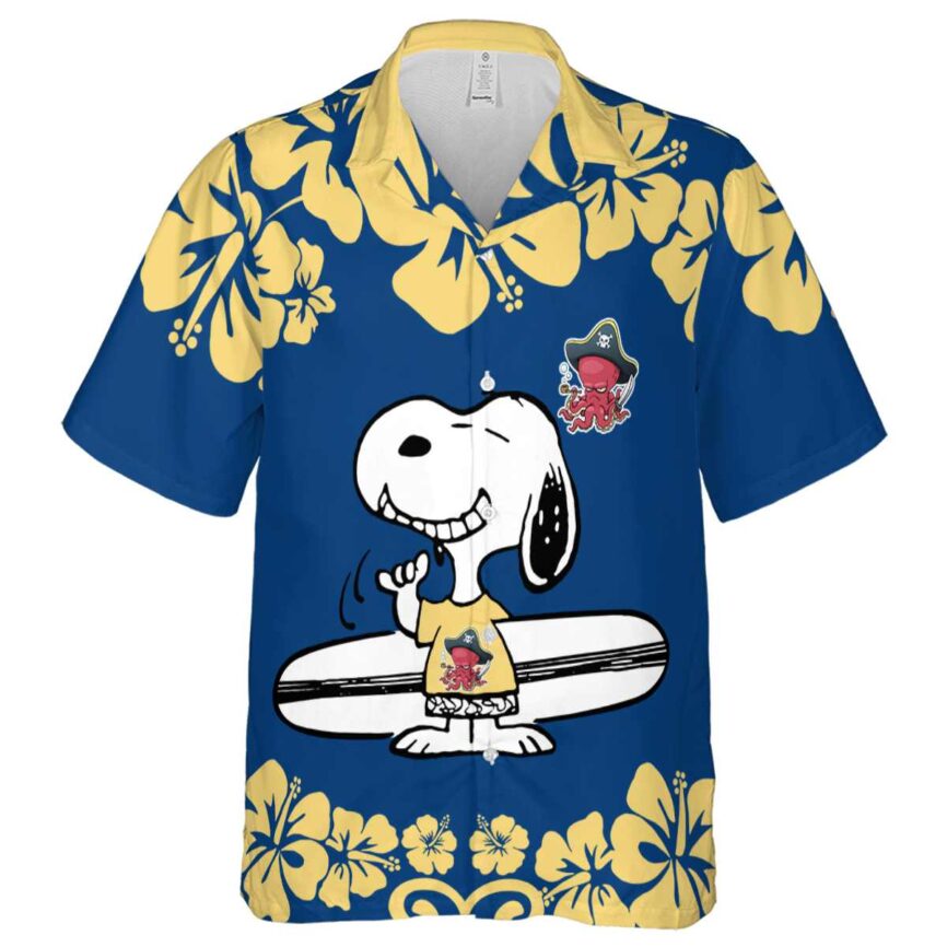Personalized Octopus Surfing Snoopy Hawaiian Shirt Fashion forward