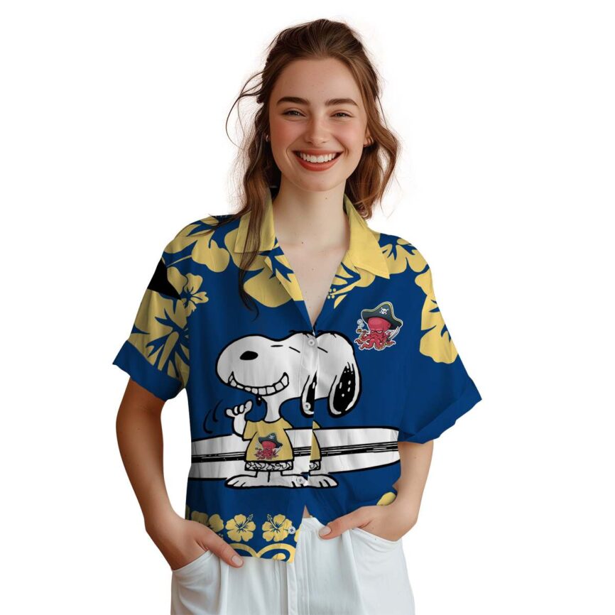 Personalized Octopus Surfing Snoopy Hawaiian Shirt Top rated