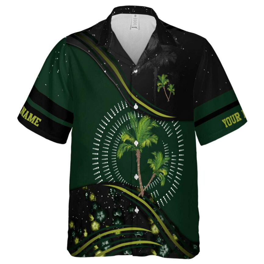Personalized Palm Tree Dynamic Swirl Hawaiian Shirt Fashion forward