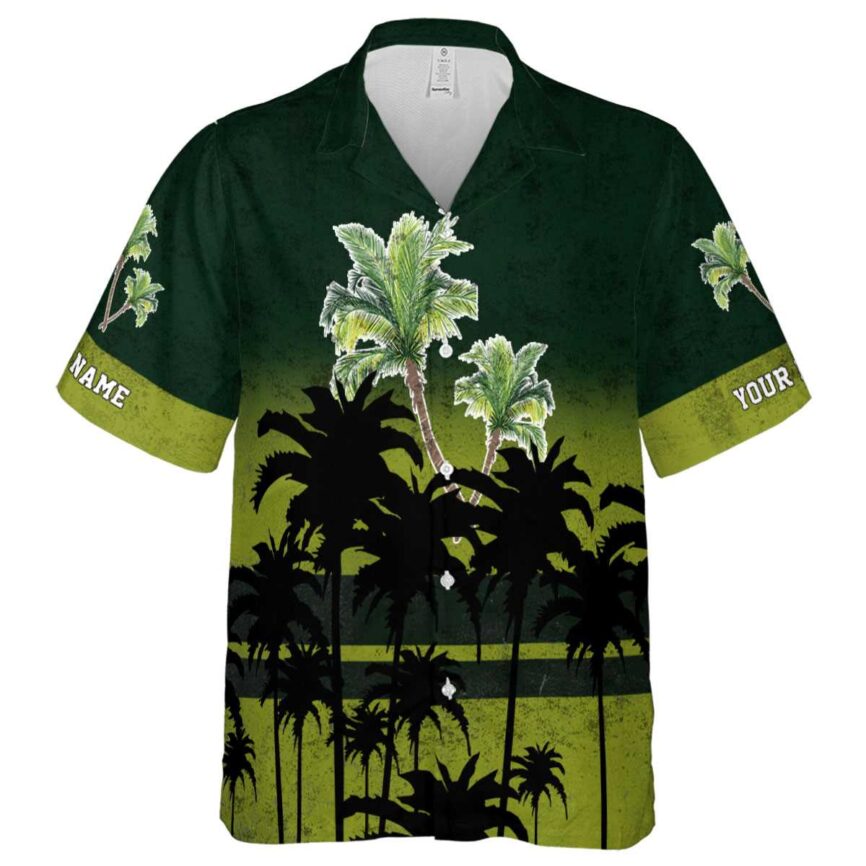 Personalized Palm Tree Sunset Gradient Hawaiian Shirt Fashion forward