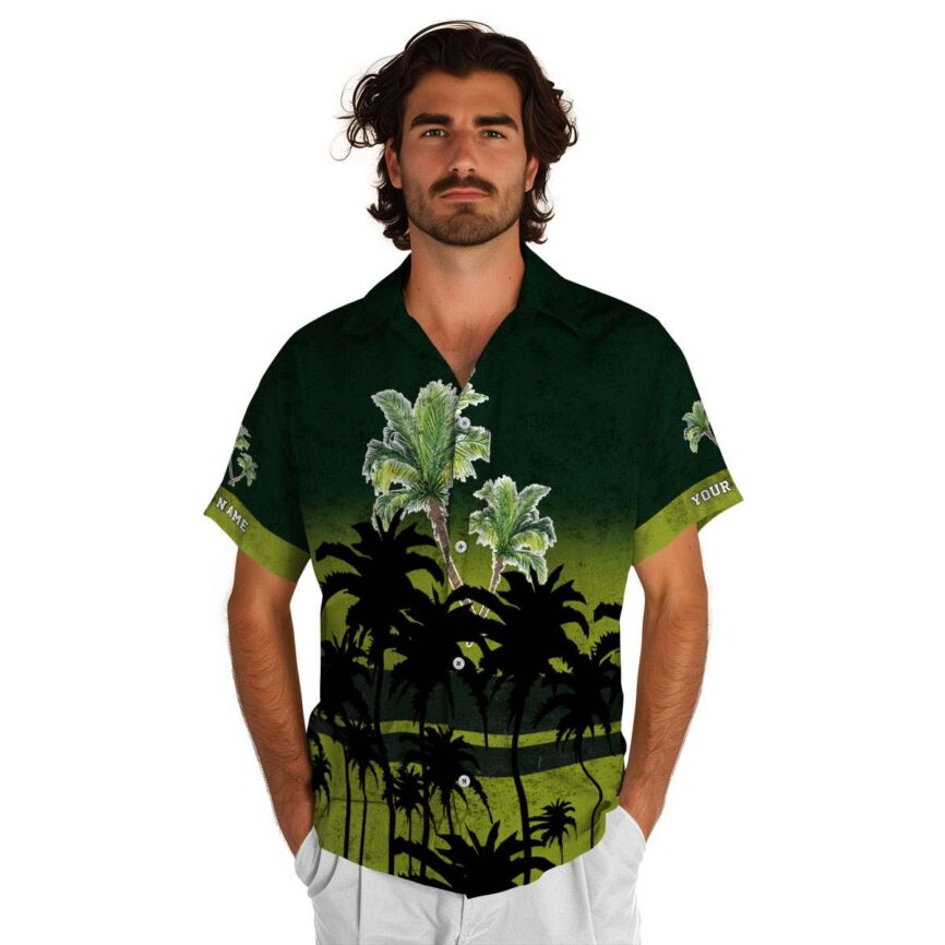 Personalized Palm Tree Sunset Gradient Hawaiian Shirt New Arrival