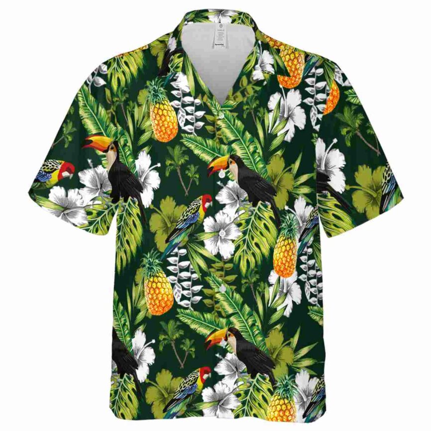 Personalized Palm Tree Toucan Bird Hawaiian Shirt Fashion forward