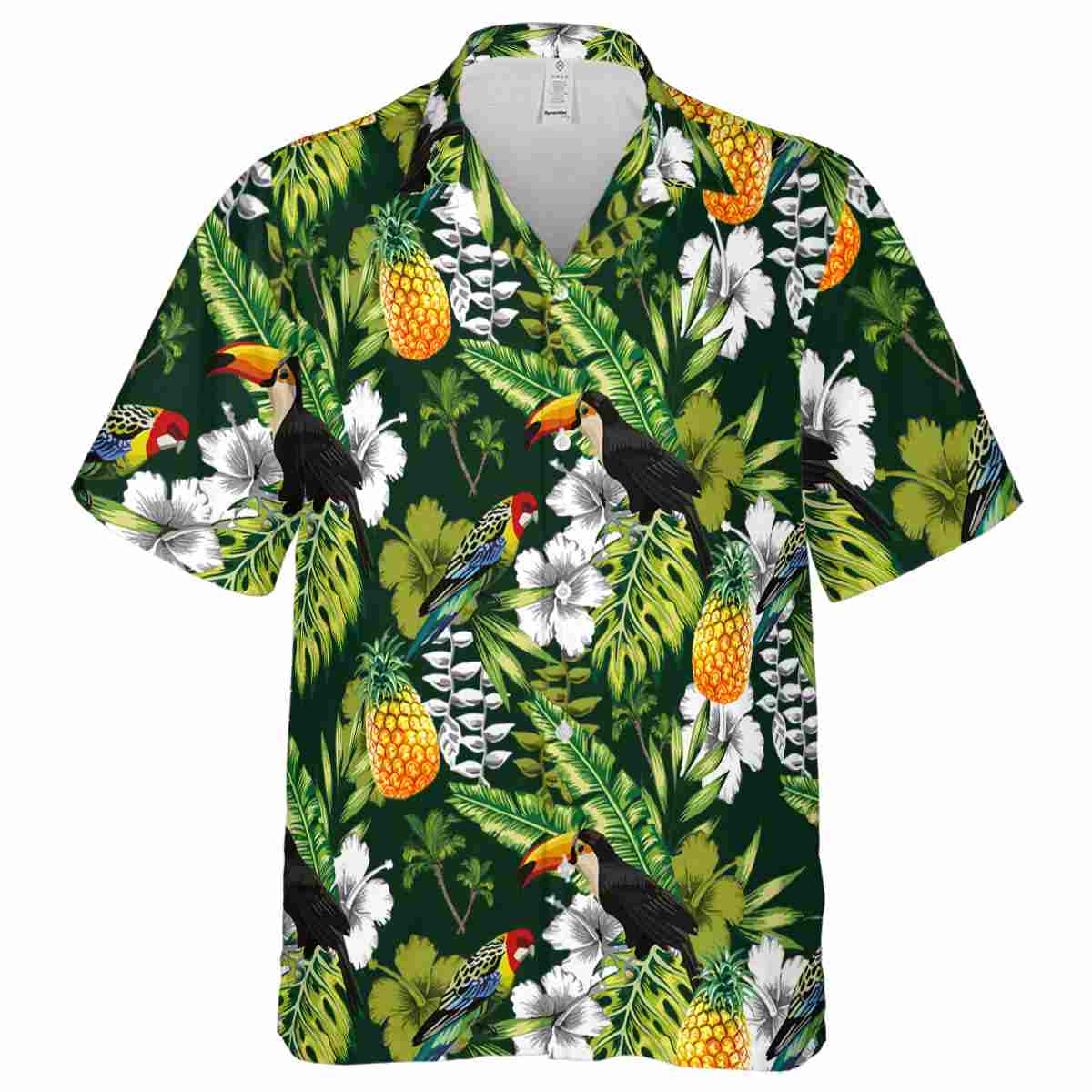 Personalized Palm Tree Toucan Bird Hawaiian Shirt Fashion forward Personalized Palm Tree Toucan Bird Hawaiian Shirt Fashion forward