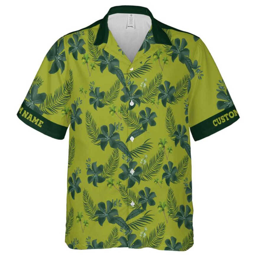 Personalized Palm Tree Tropical Flower Hawaiian Shirt Fashion forward