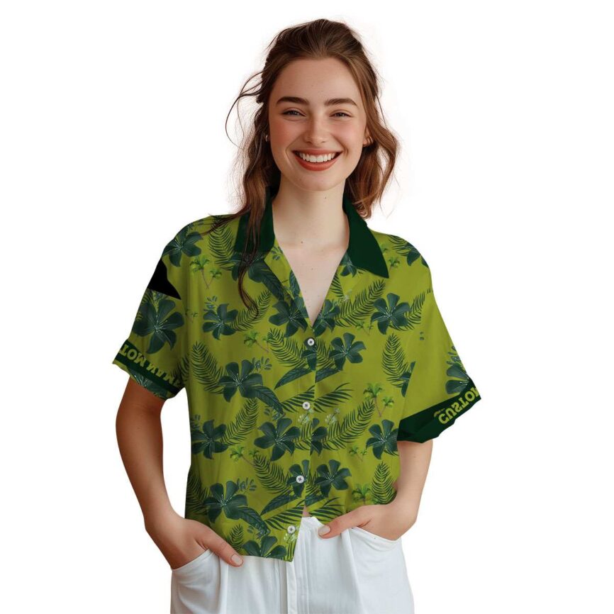 Personalized Palm Tree Tropical Flower Hawaiian Shirt Top rated