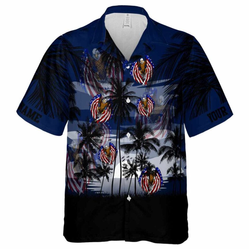 Personalized Patriotic Island Scenery Hawaiian Shirt Fashion forward