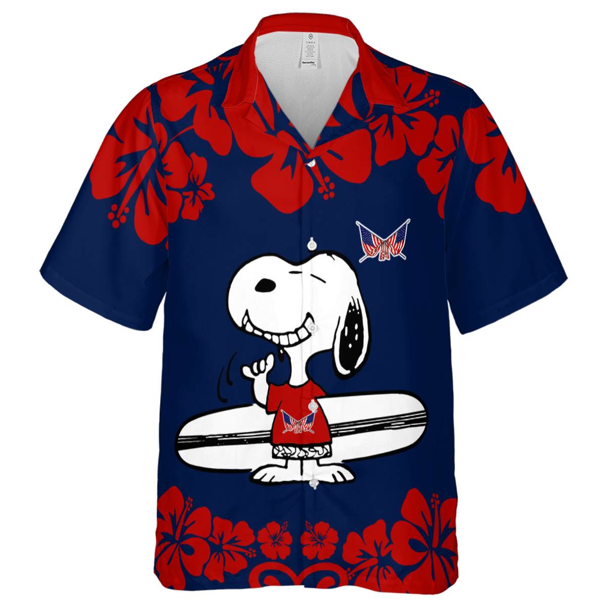 Personalized Patriotic Surfing Snoopy Hawaiian Shirt Fashion forward Personalized Patriotic Surfing Snoopy Hawaiian Shirt Fashion forward